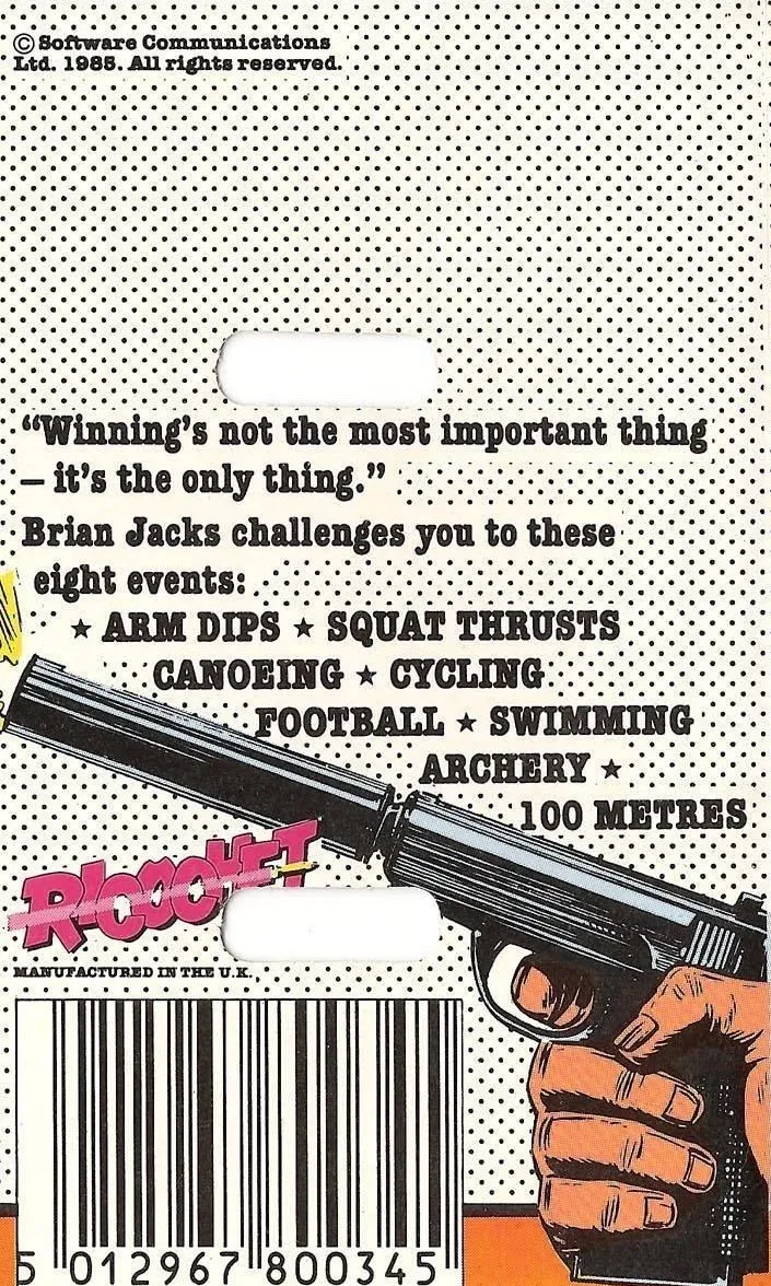Brian Jacks Superstar Challenge box back