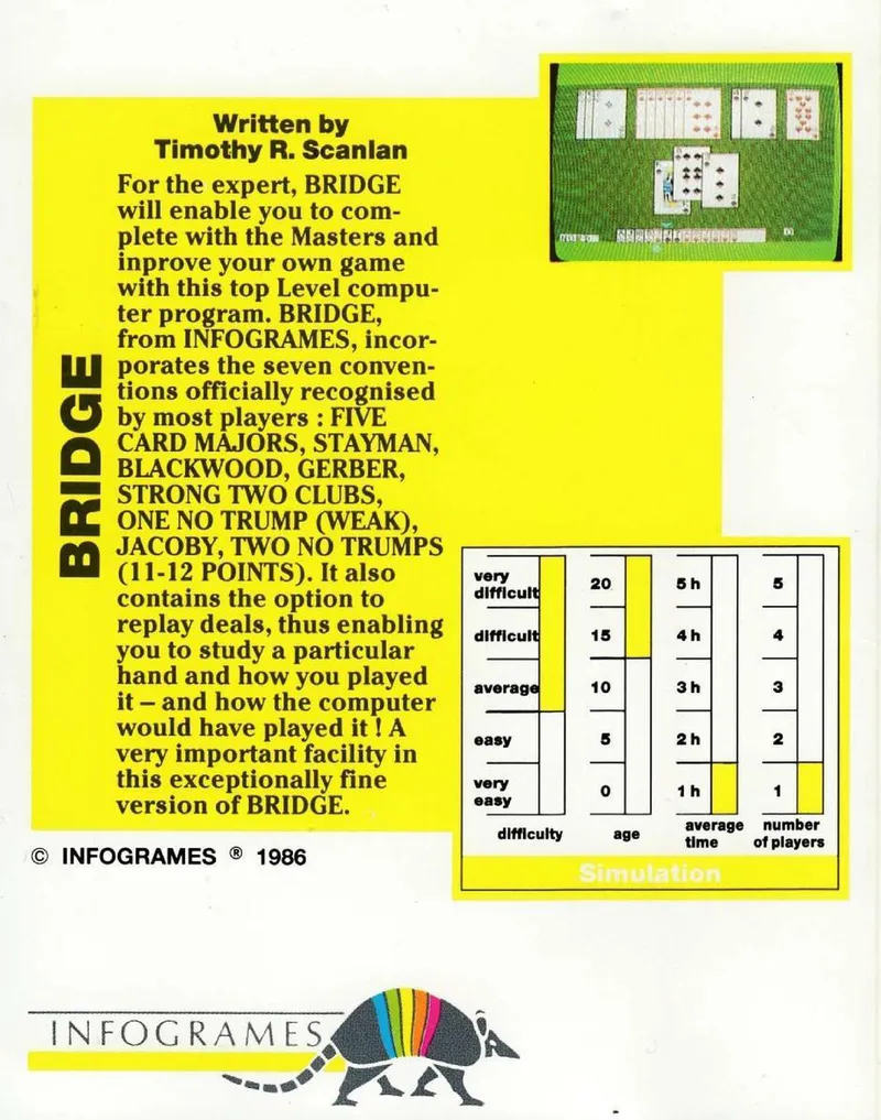 Bridge (Infogrames) box back