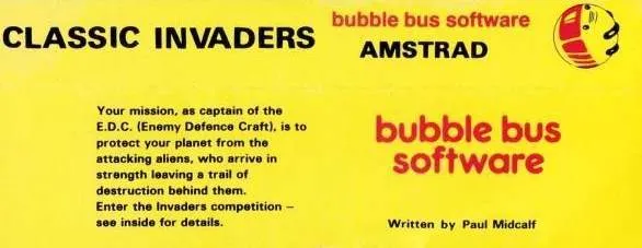 Classic Invaders box back