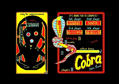Cobra Pinball screenshot