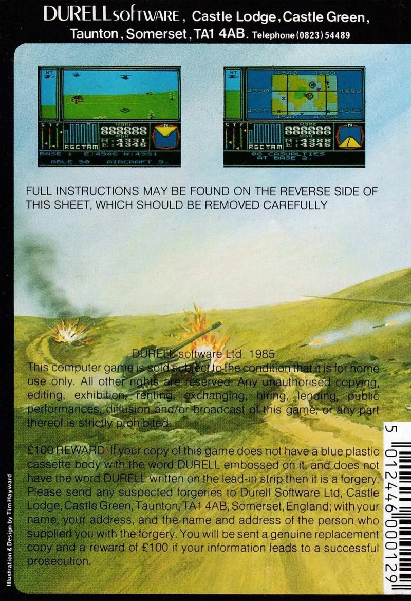 Combat Lynx box back