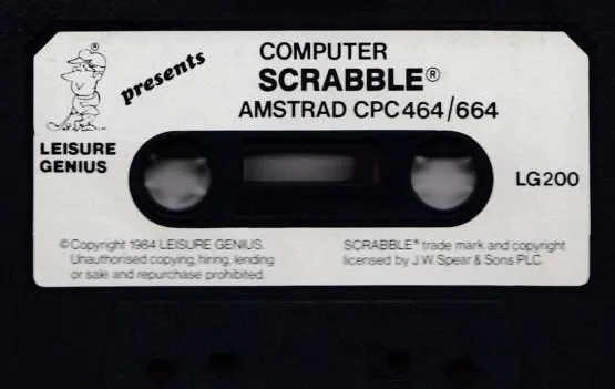 Computer Scrabble cart