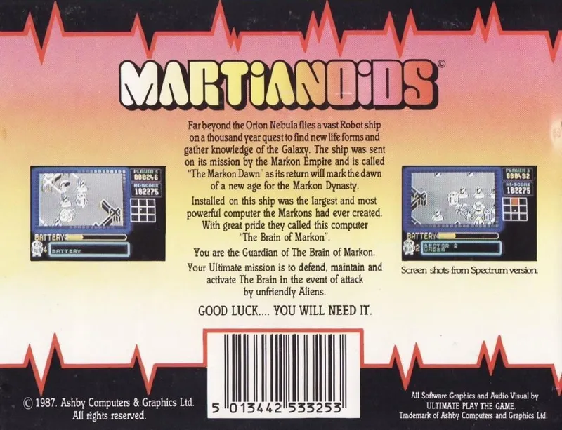 Martianoids box back