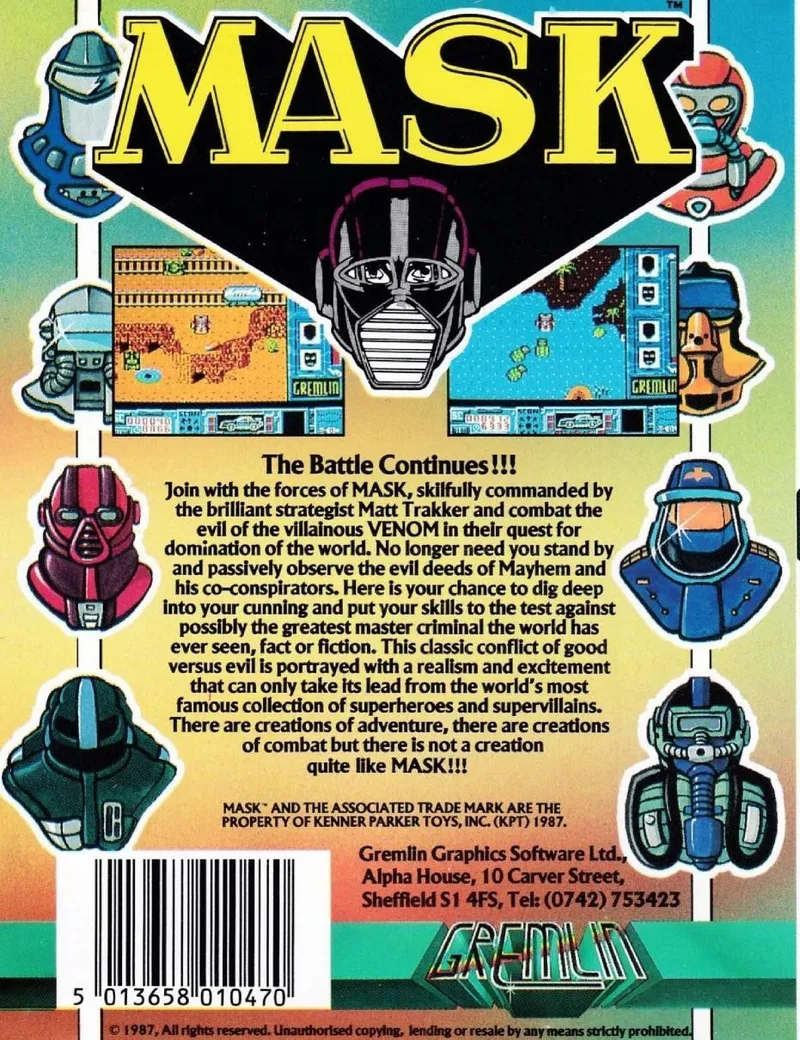 MASK box back