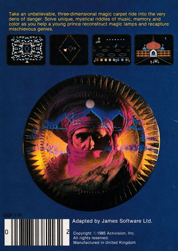 Master of the Lamps box back