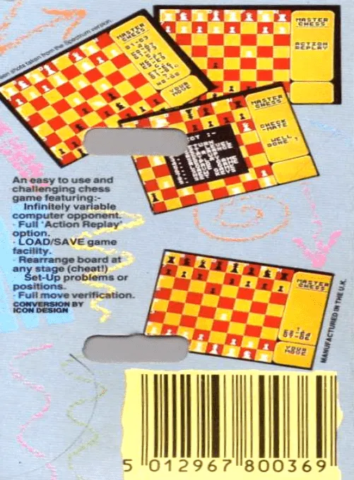 Masterchess box back