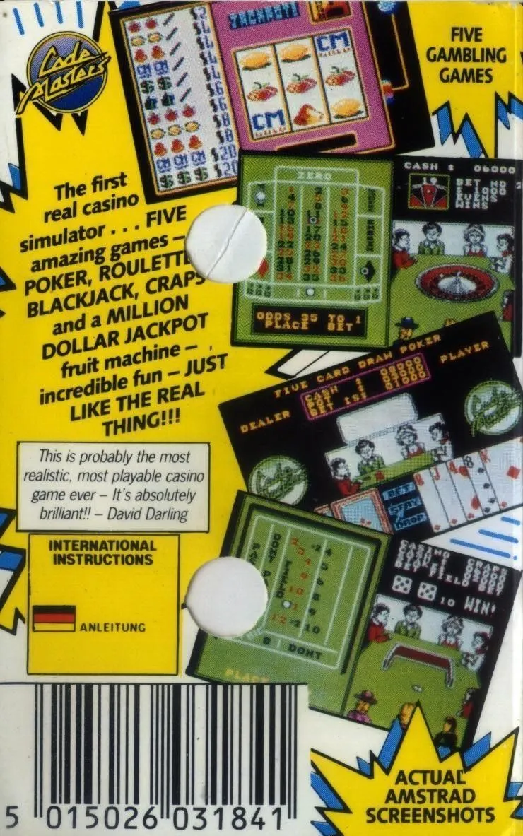 Monte Carlo Casino box back