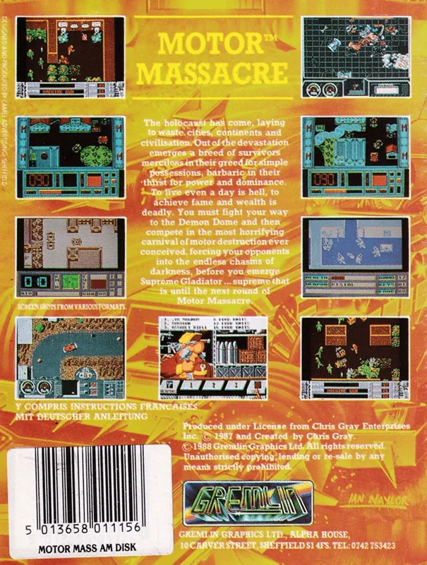 Motor Massacre box back