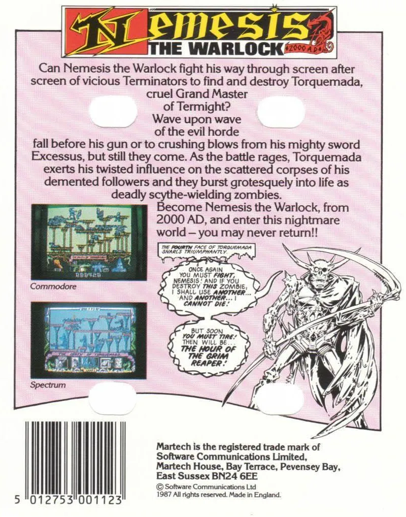 Nemesis the Warlock box back