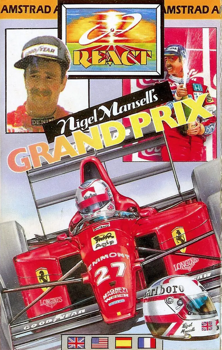 Nigel Mansell's Grand Prix box art
