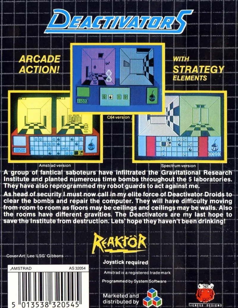 Deactivators box back