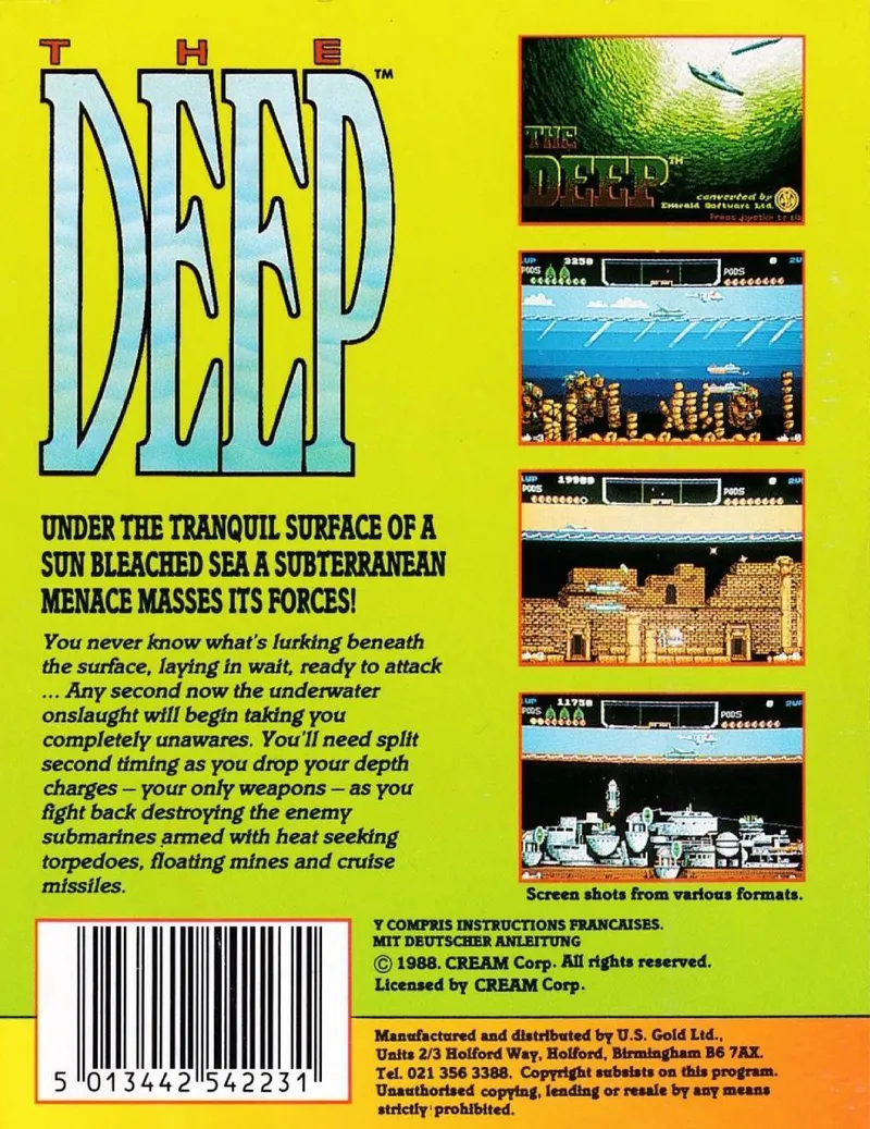 The Deep box back