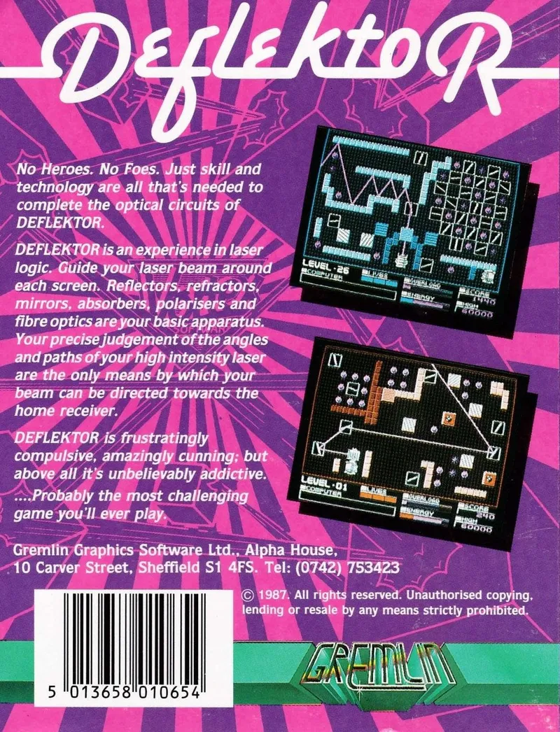 Deflektor box back
