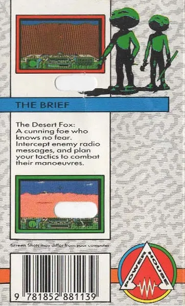Desert Fox box back