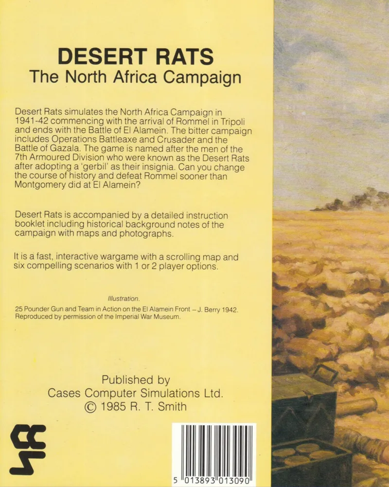 Desert Rats box back