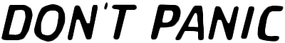 Don't Panic logo