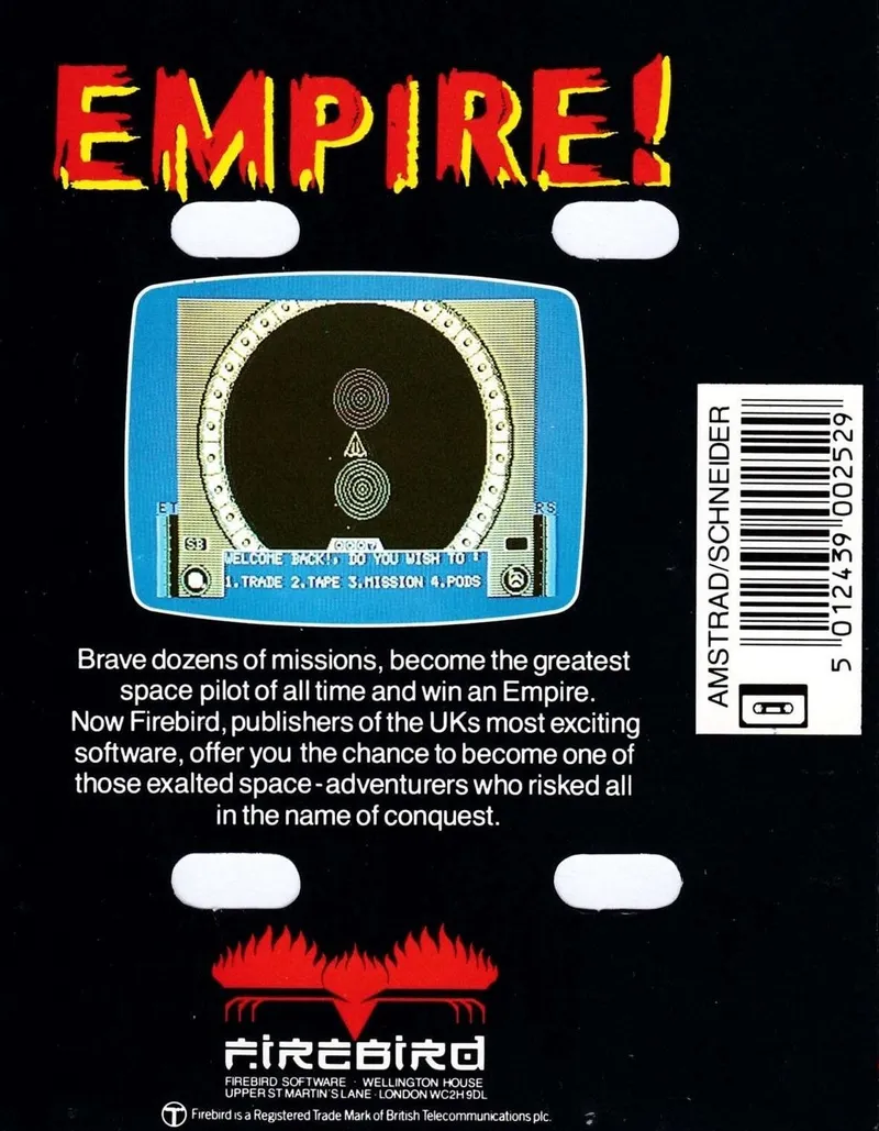 Empire! box back