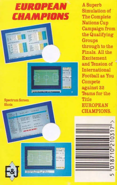 European Champions box back