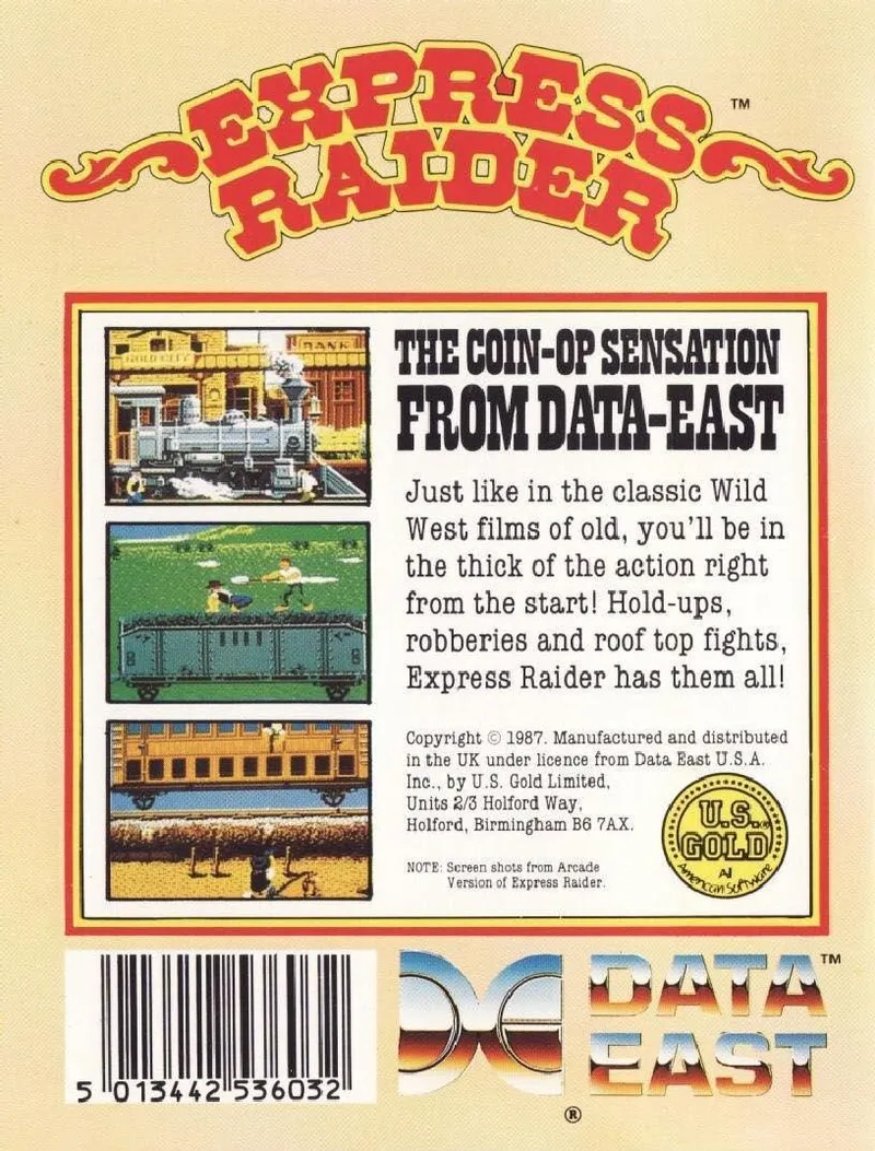 Express Raider box back