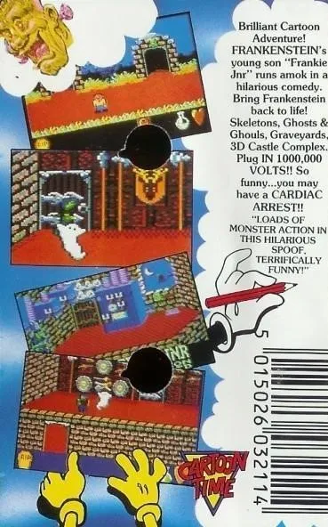 Frankenstein Jnr. box back