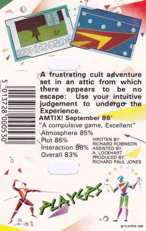 The Experience box back