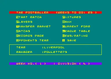 Backdrop artwork for The Footballer