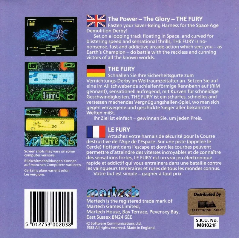 The Fury box back