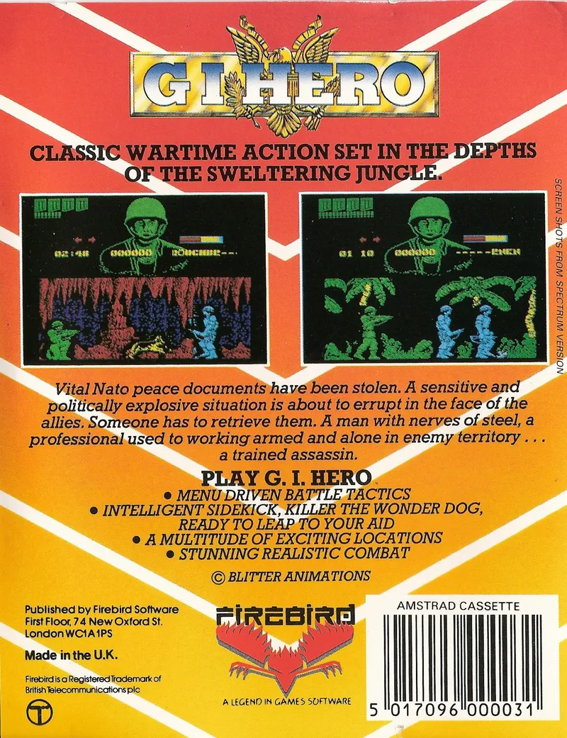 G.I. Hero box back