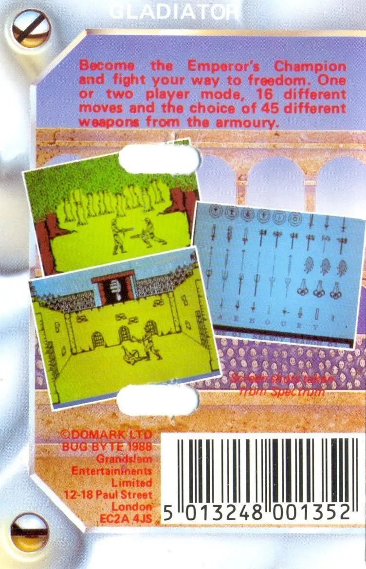 Gladiator box back