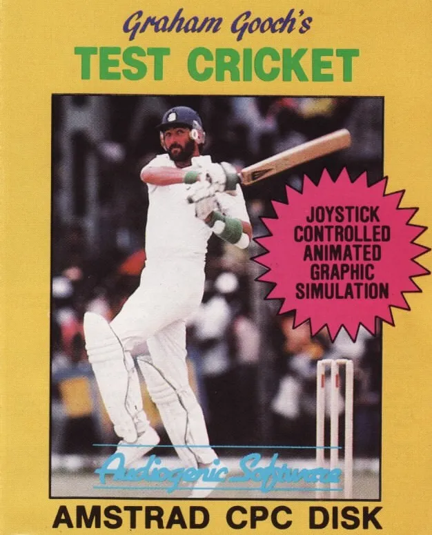 Graham Gooch's Test Cricket box art