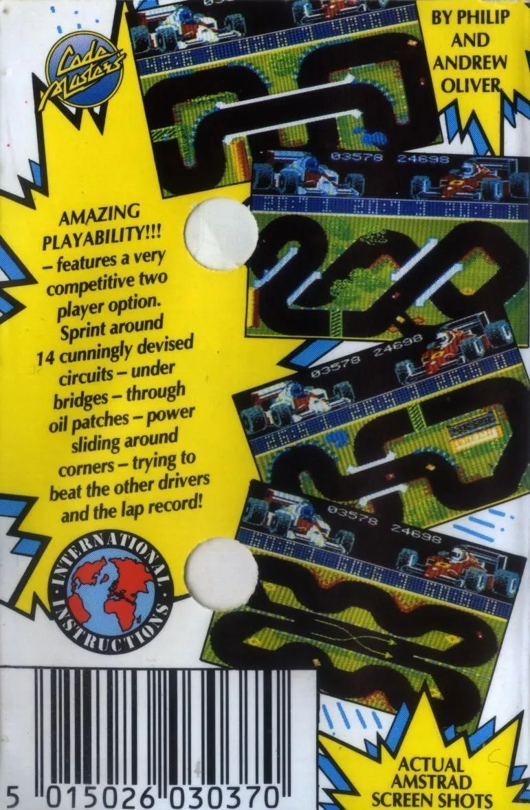 Grand Prix Simulator box back