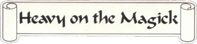 Heavy on the Magick logo