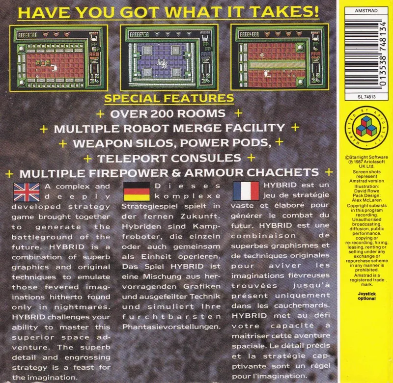 Hybrid box back