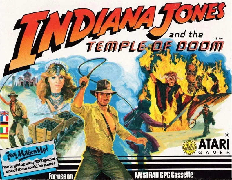 Indiana Jones and the Temple of Doom box art