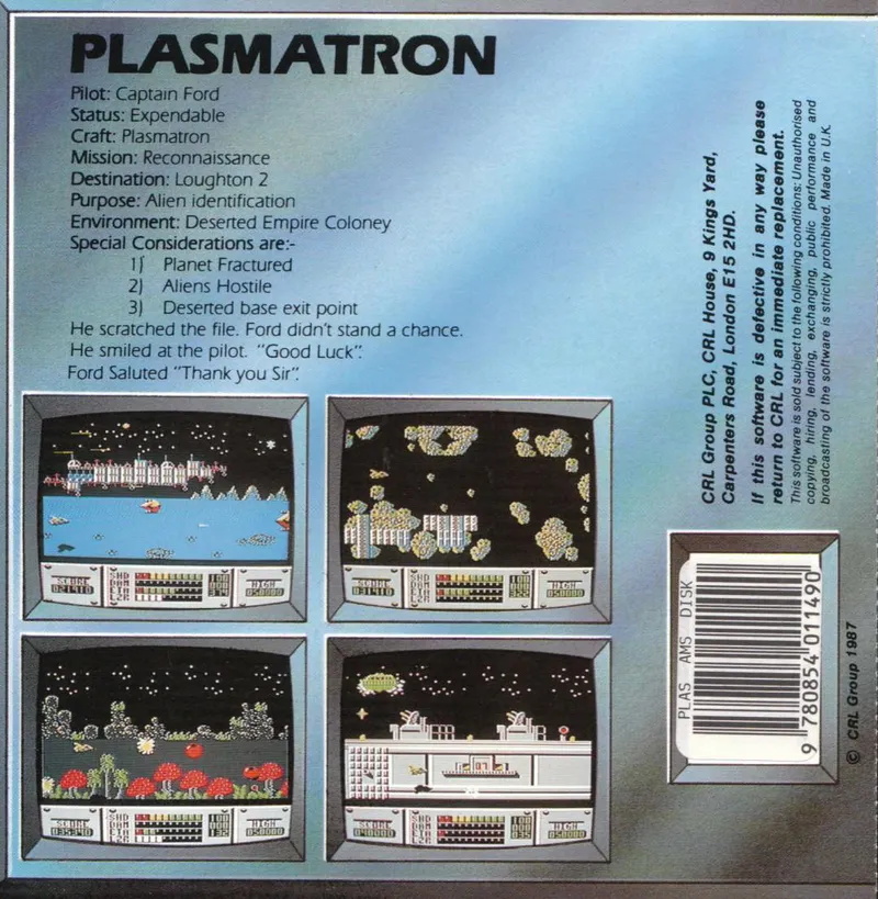 Plasmatron box back