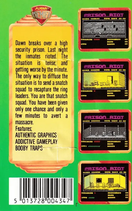 Prison Riot box back