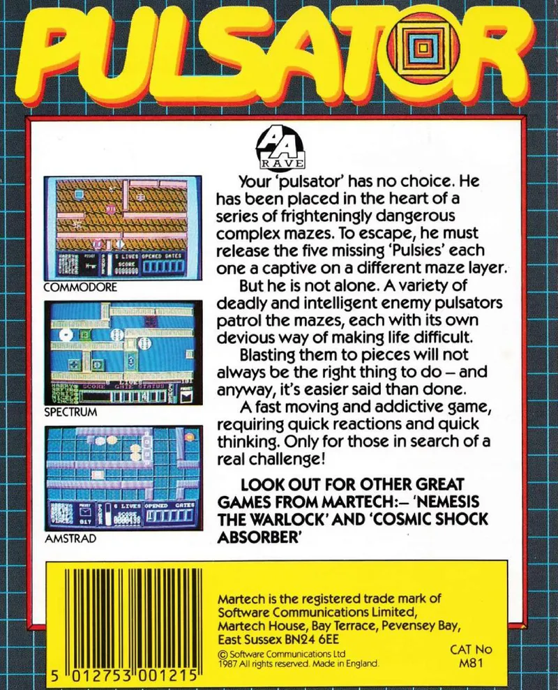Pulsator box back