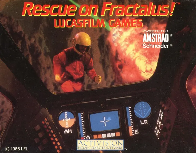 Rescue on Fractalus box art