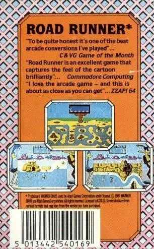 Road Runner box back