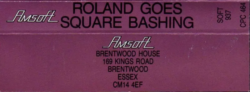 Roland Goes Square Bashing box back