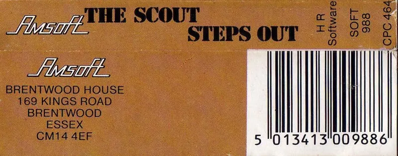 The Scout Steps Out box back