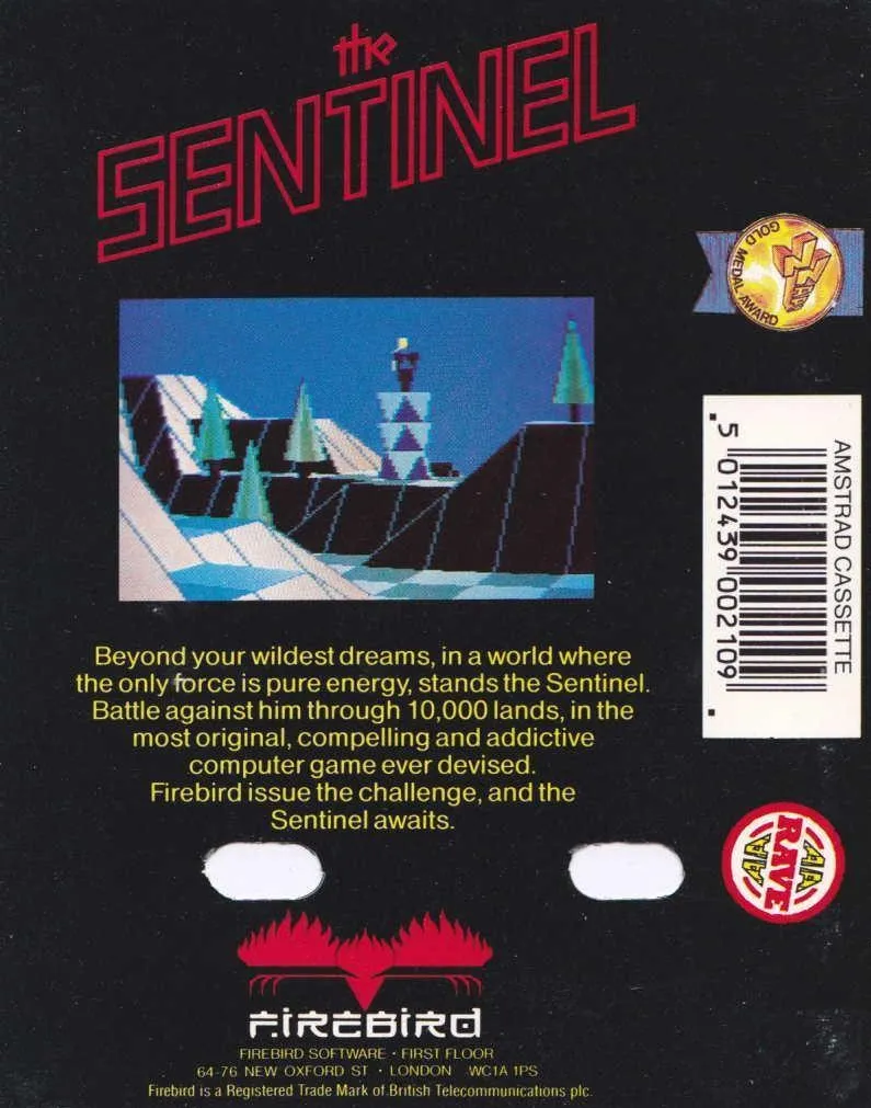 The Sentinel box back