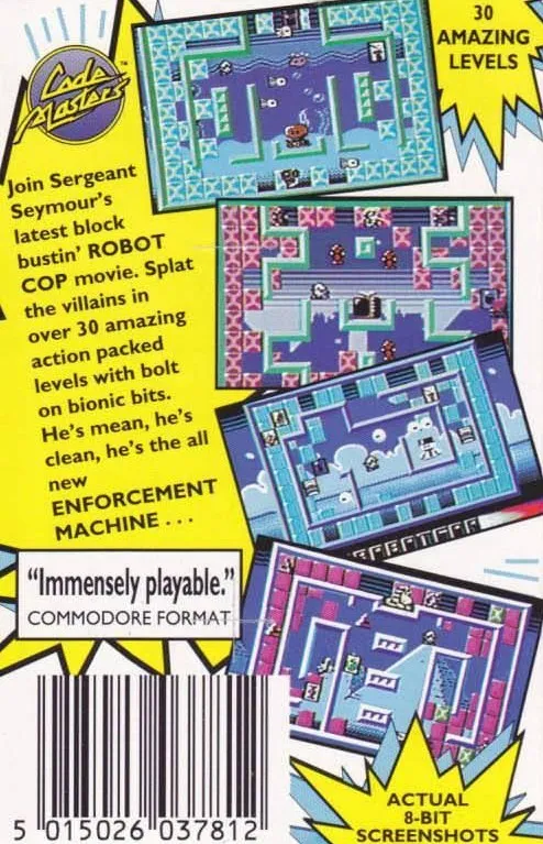 Sergeant Seymour: Robot Cop box back