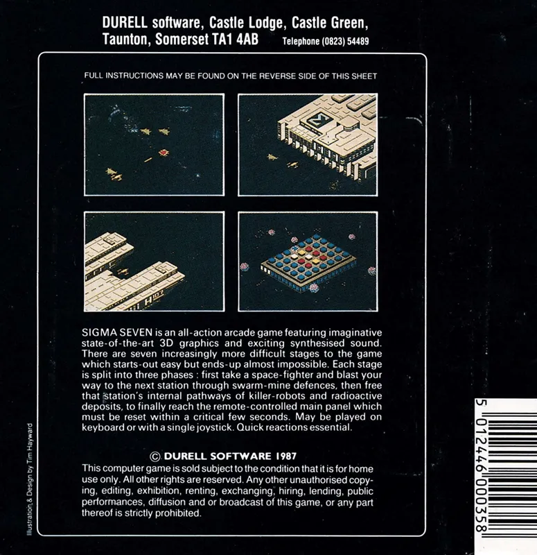 Sigma 7 box back