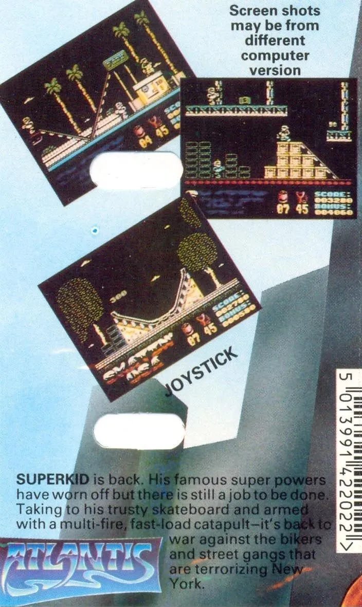 Skatin' USA box back