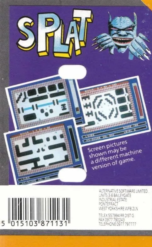 Splat! box back