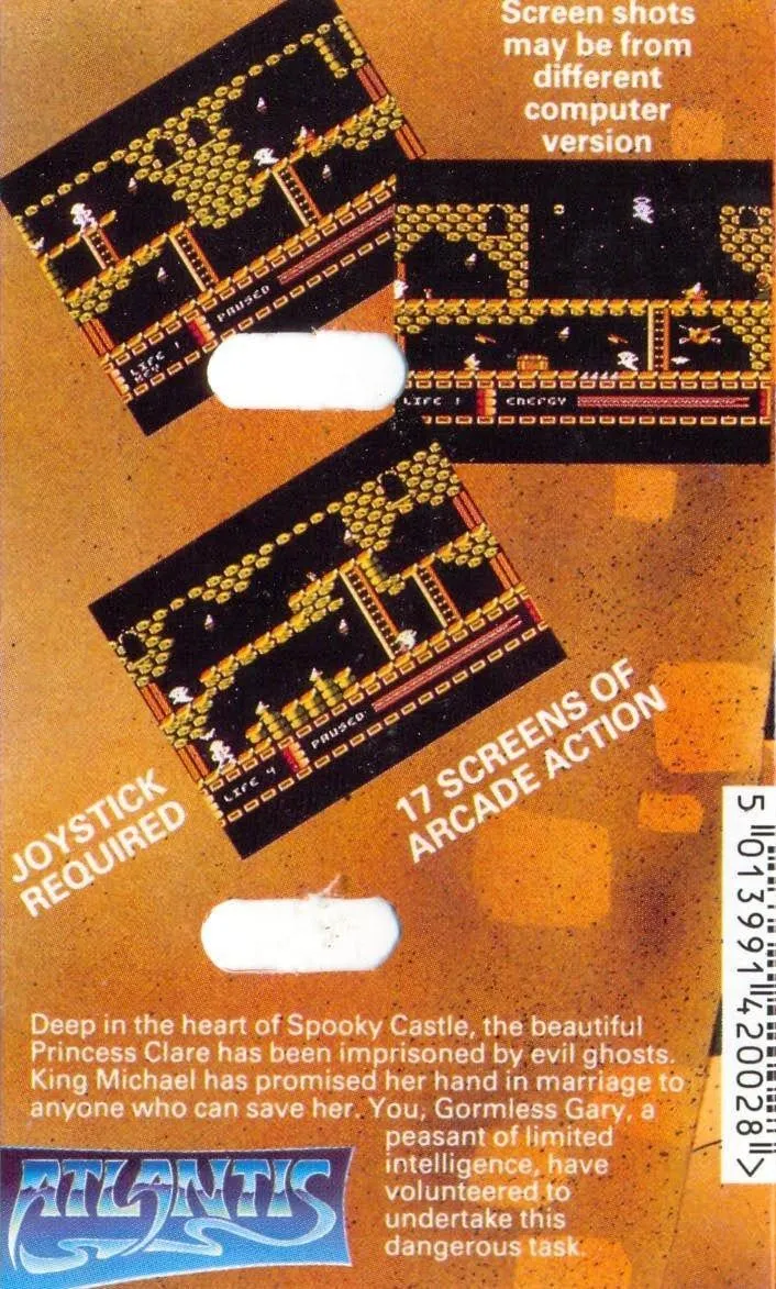 Spooky Castle box back