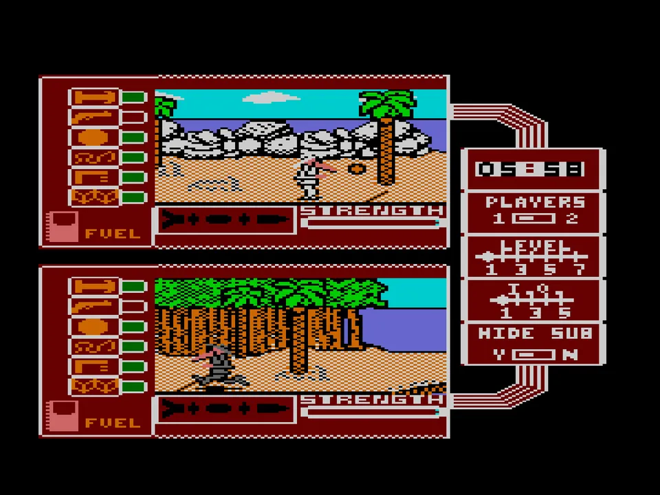 Backdrop artwork for Spy vs Spy II: The Island Caper