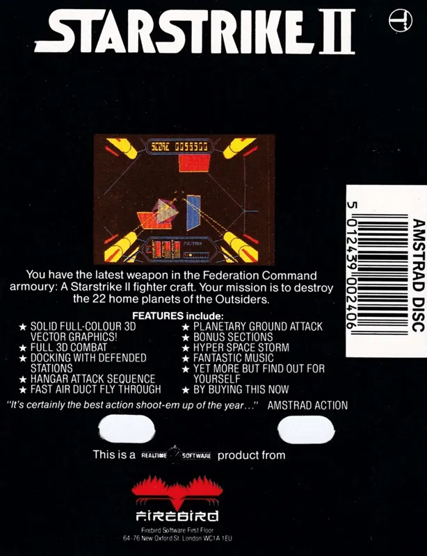 Starstrike II box back