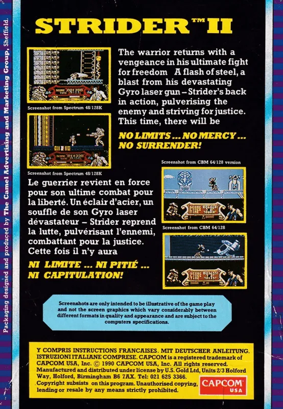 Strider II box back